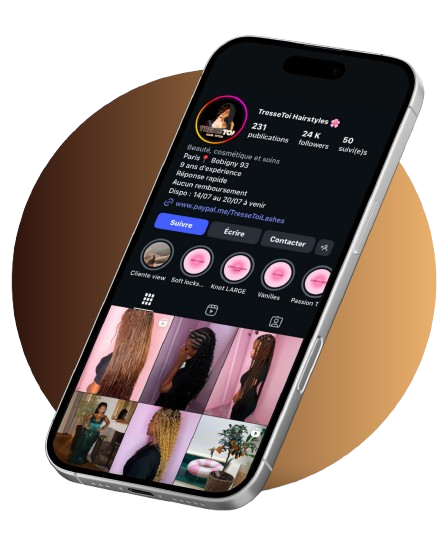 Image de l'instagram de TresseToi Hairstyle